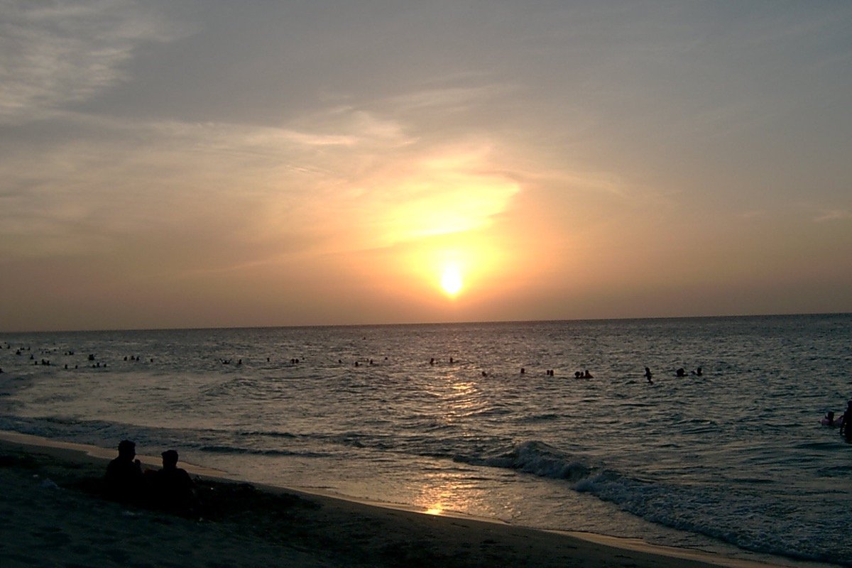 Atardecer sobre la playa de Varadero