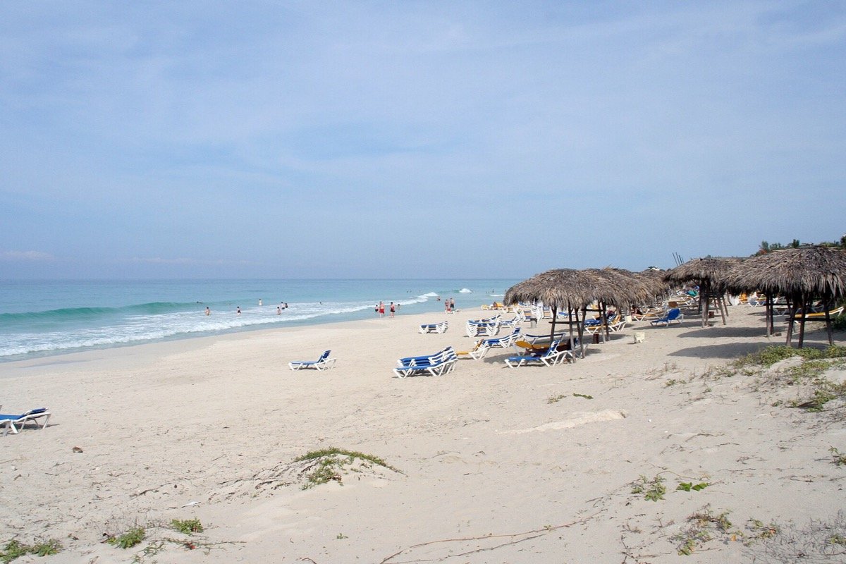 Vista costera de la playa de Varadero