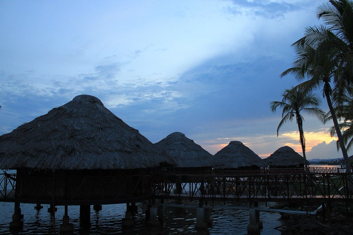 Cabañas costeras en Guna Yala