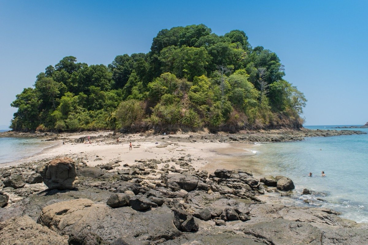 Playa de la isla de Coiba
