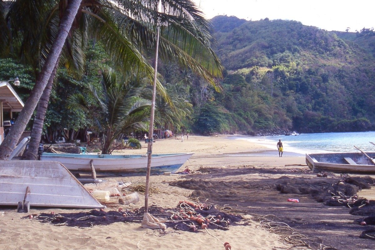 Playa de Castara en Tobago