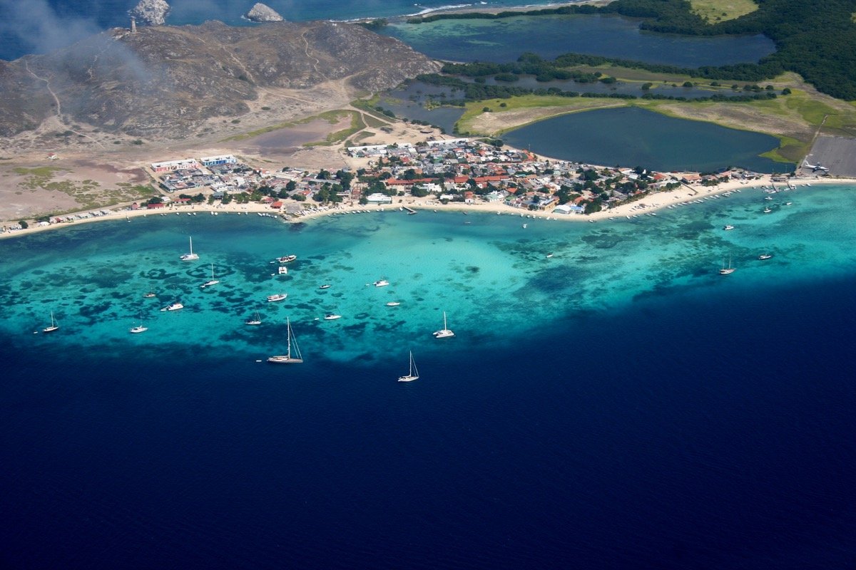 Gran Roque en el archipiélago de Los Roques